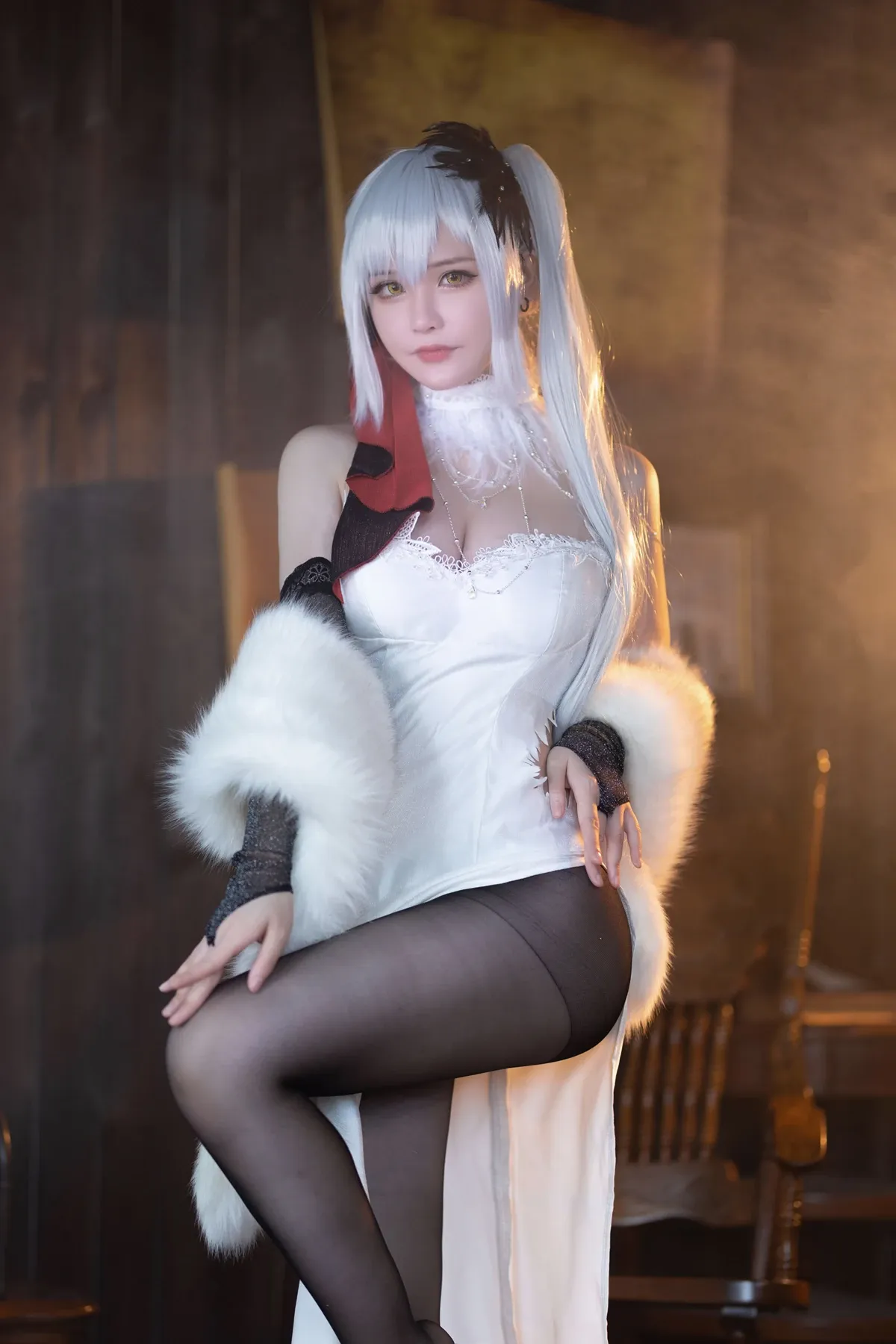 Cosplay 前羽_rr – 碧蓝航线 德雷克 (22)