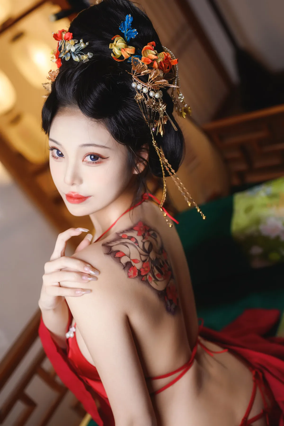 Cosplay 蜜汁猫裘Mizhimaoqiu 唐宫夜宴