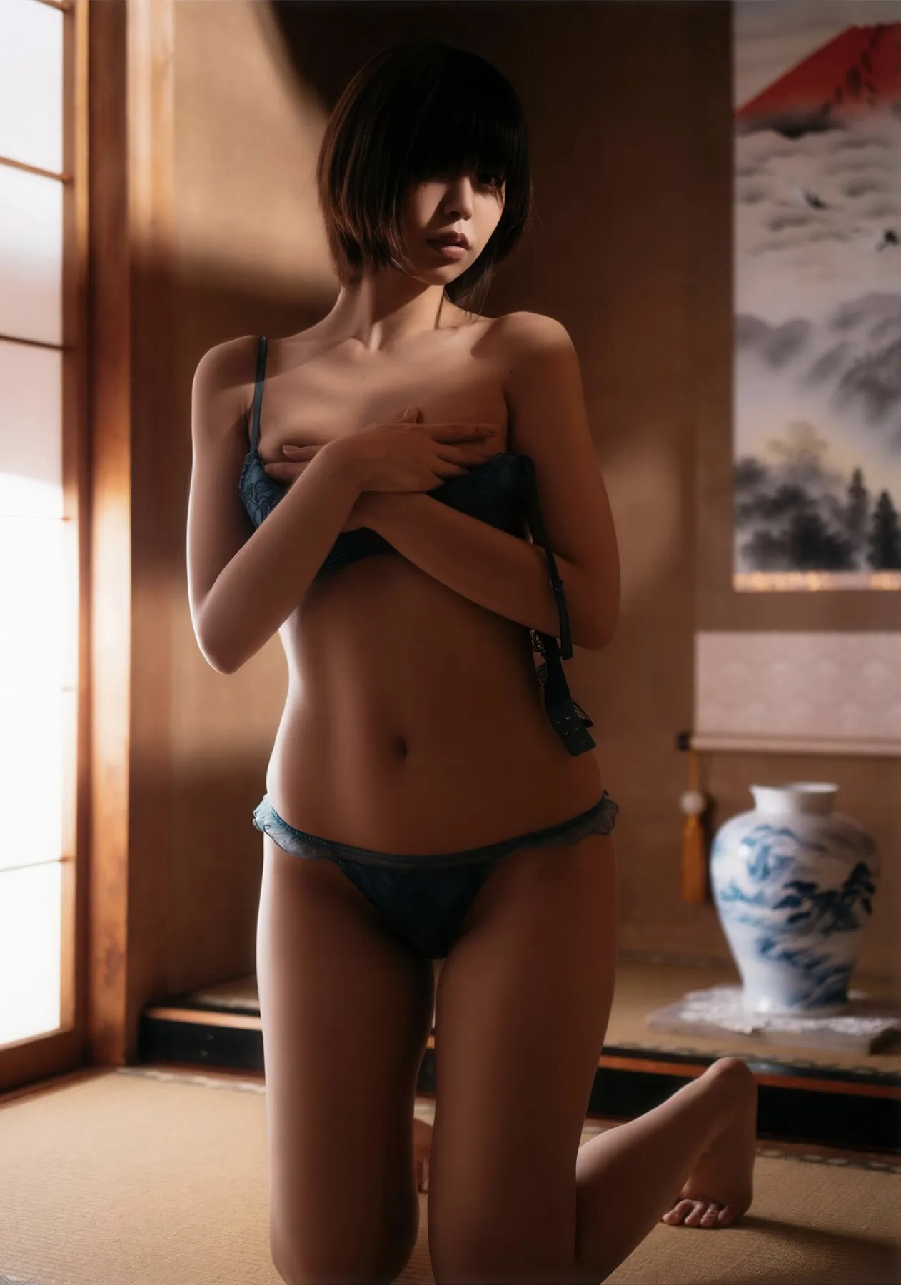 Tsugu Manaka 真中つぐ, 写真集 恋愛情緒 Wunder puglishing house Set.03