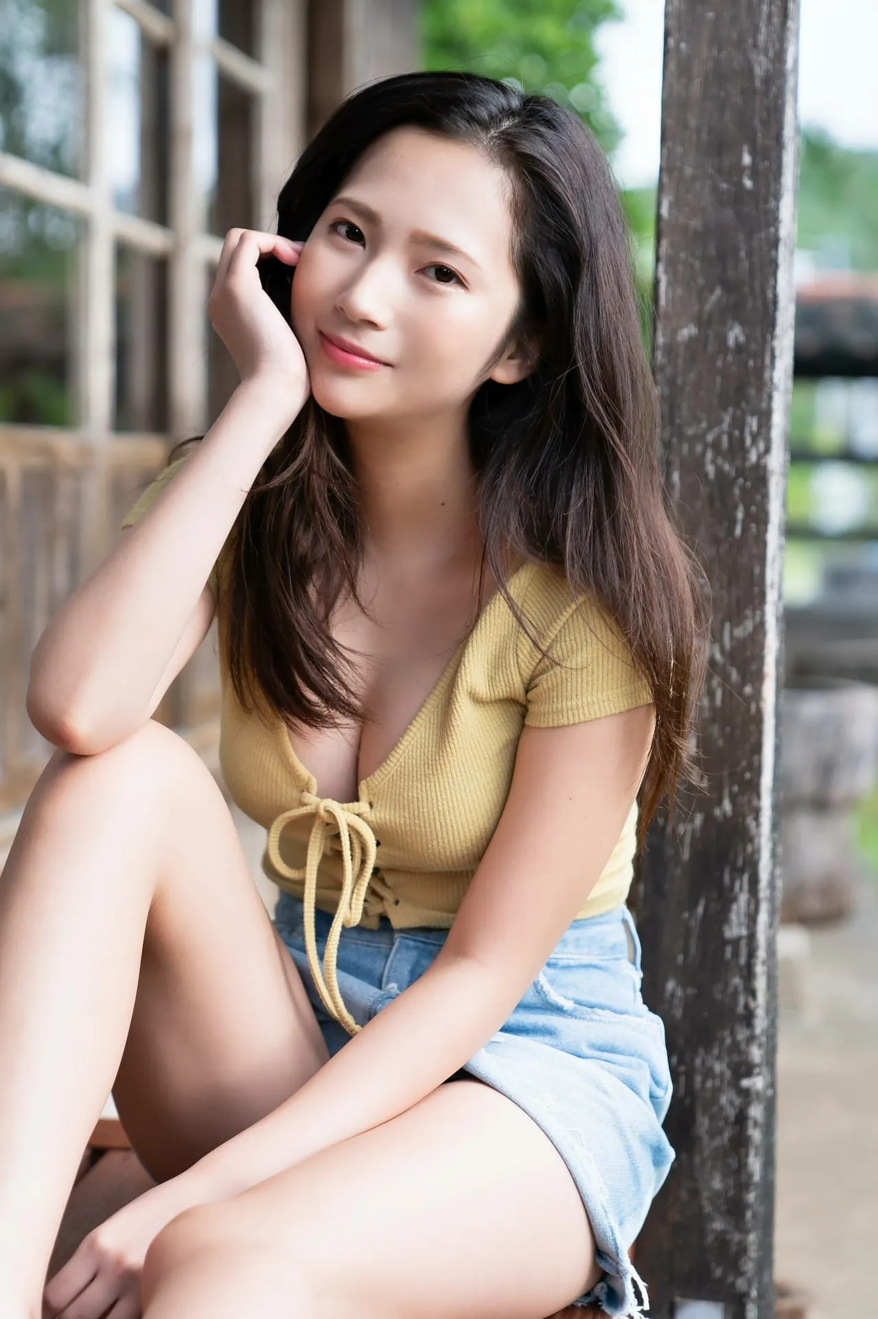 Miho Machiyama 街山みほ, idolpost 写真集 「煌めく紺碧の」 Set.06